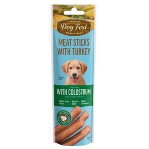 Dog Fest Turkey Stick With Colostrum 45g