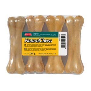 Padovan Natural Chews Bone[Count - 4, Weight - 160g, Size - 11.5cm]